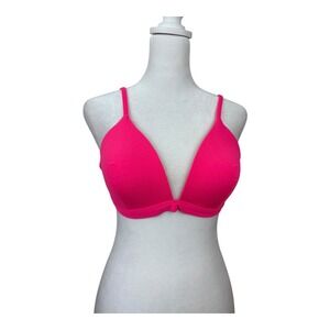 Lululemon Hot Pink Swimsuit Top Bikini Womens Medium